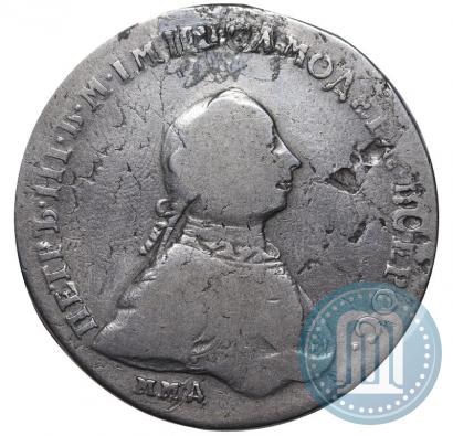 Фото 1 рубль 1762 года ММД-ДМ 
