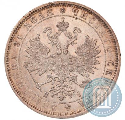 Фото 1 рубль 1870 года СПБ-НІ 