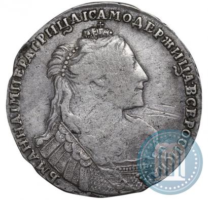 Фото Полтина 1737 года  "Тип 1735 года"