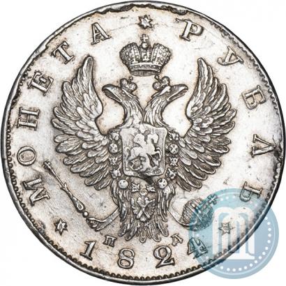 Picture 1 rouble 1824 year СПБ-ПД 