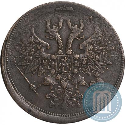 Picture 5 kopecks 1864 year ЕМ 