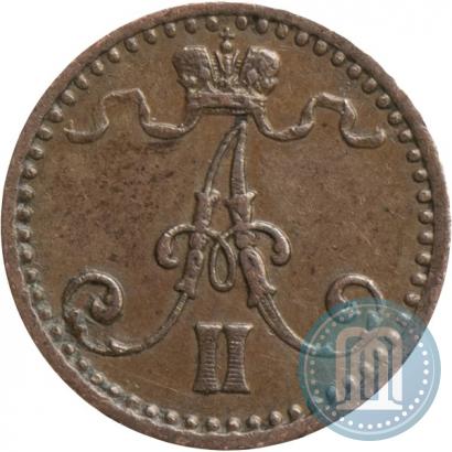 Фото 1 пенни 1866 года  