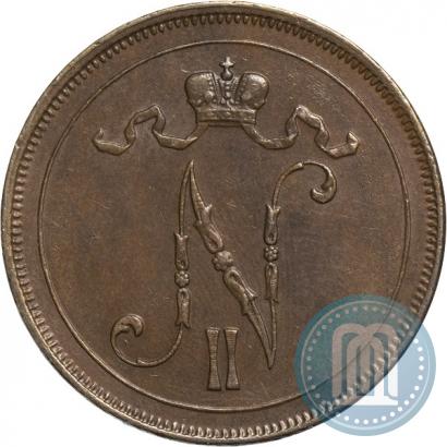 Фото 10 пенни 1914 года  