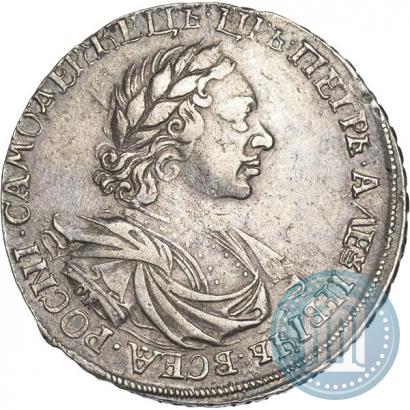 Фото 1 рубль 1719 года OK-IL-L "Портрет в латах"