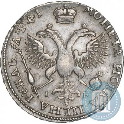 Фото 1 рубль 1719 года OK-IL-L "Портрет в латах"