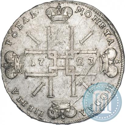 Фото 1 рубль 1723 года  "Портрет в горностаевой мантии"