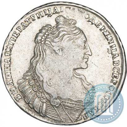 Фото 1 рубль 1737 года  "Тип 1735 года"