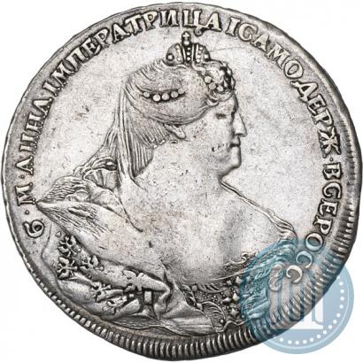 Фото 1 рубль 1737 года  "Работы Гедлингера"