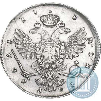 Фото 1 рубль 1738 года СПБ "Петербургский тип"