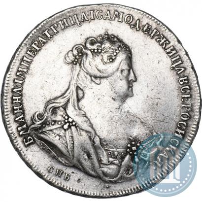 Фото 1 рубль 1740 года СПБ "Петербургский тип"