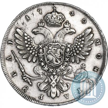 Фото 1 рубль 1740 года СПБ "Петербургский тип"