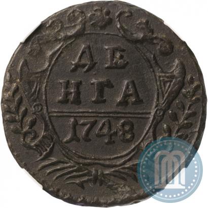 Фото Денга 1748 года  