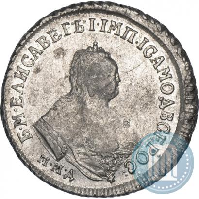 Фото Полуполтинник 1749 года ММД 