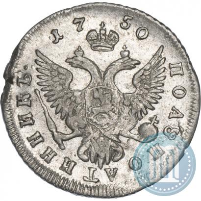 Фото Полуполтинник 1750 года ММД 