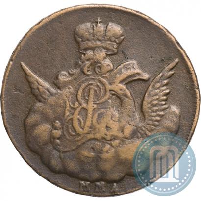 Фото 1 копейка 1755 года ММД 
