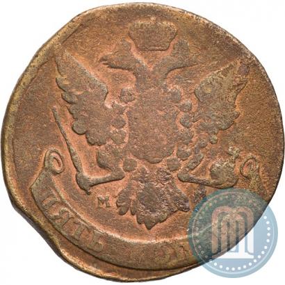 Фото 5 копеек 1759 года ММ 