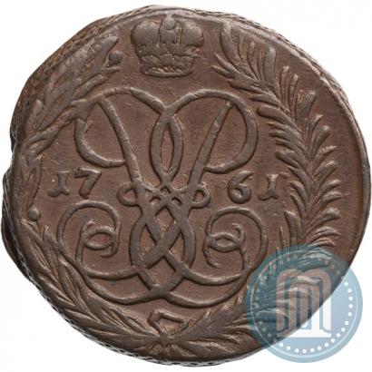 Фото 2 копейки 1761 года  "Номинал под Св. Георгием"