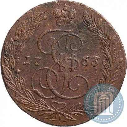 Фото 5 копеек 1763 года ЕМ 