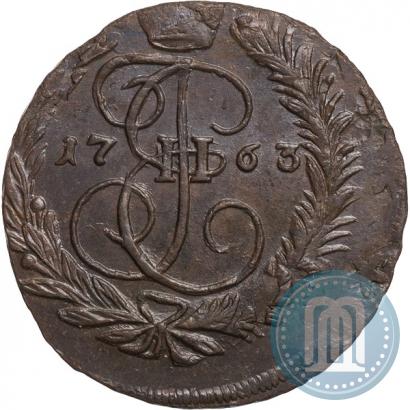 Фото 2 копейки 1763 года ММ 