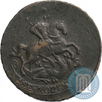Фото 2 копейки 1763 года ММ 