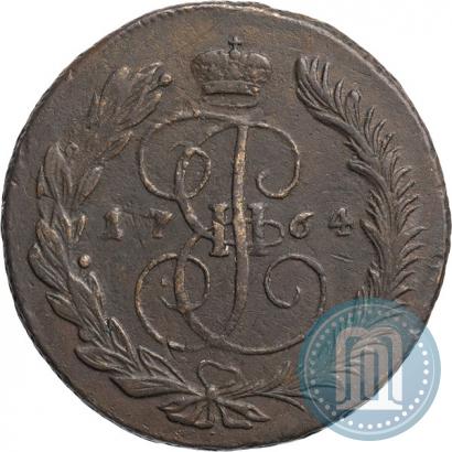 Фото 5 копеек 1764 года ММ 