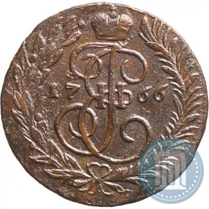 Фото 2 копейки 1766 года ММ 