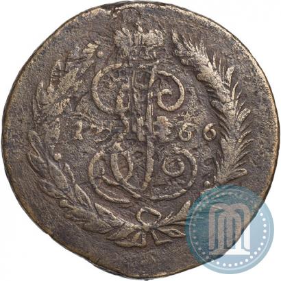 Фото 2 копейки 1766 года СПМ 