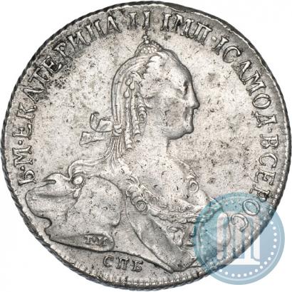 Picture 1 rouble 1774 year СПБ-ФЛ 