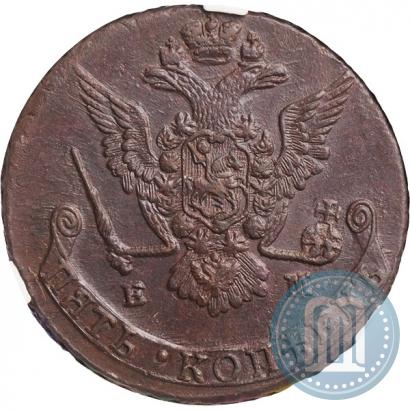 Фото 5 копеек 1778 года ЕМ 