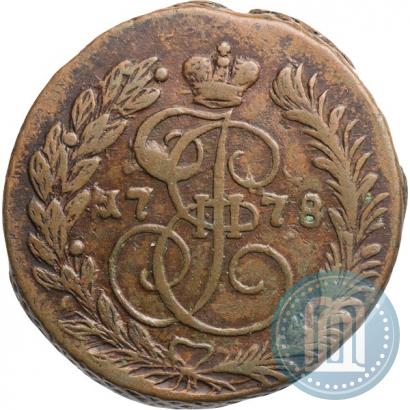 Фото 2 копейки 1778 года ЕМ 