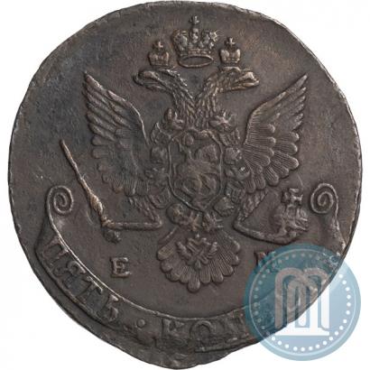 Фото 5 копеек 1780 года ЕМ 