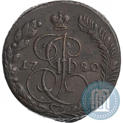 Фото 5 копеек 1780 года ЕМ 