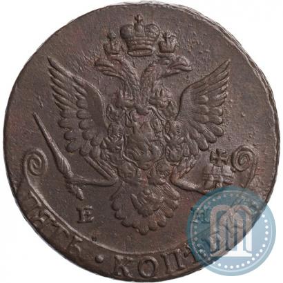 Фото 5 копеек 1782 года ЕМ 