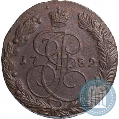 Фото 5 копеек 1782 года ЕМ 