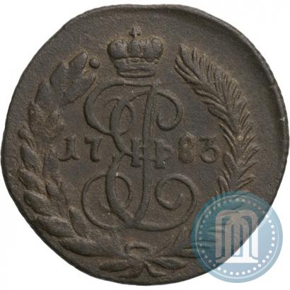 Фото Полушка 1783 года КМ 