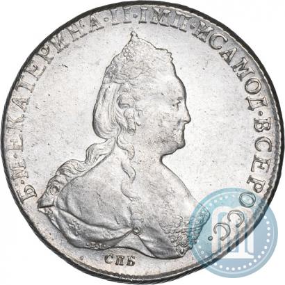 Фото 1 рубль 1786 года СПБ-ЯА 