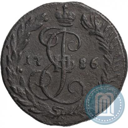 Фото Денга 1786 года КМ 
