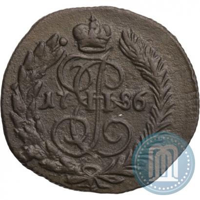 Фото Полушка 1786 года КМ 