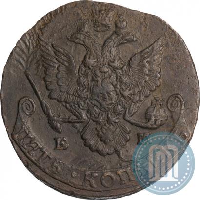 Фото 5 копеек 1787 года ЕМ 