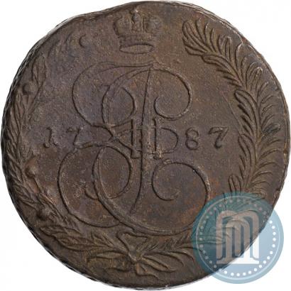Фото 5 копеек 1787 года ЕМ 