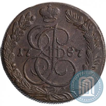 Фото 5 копеек 1787 года КМ 