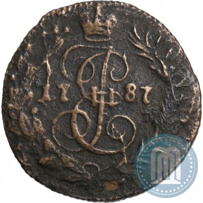 Фото Полушка 1787 года КМ 