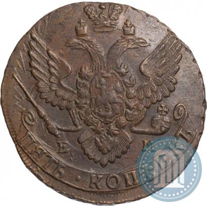 Picture 5 kopecks 1788 year ЕМ 