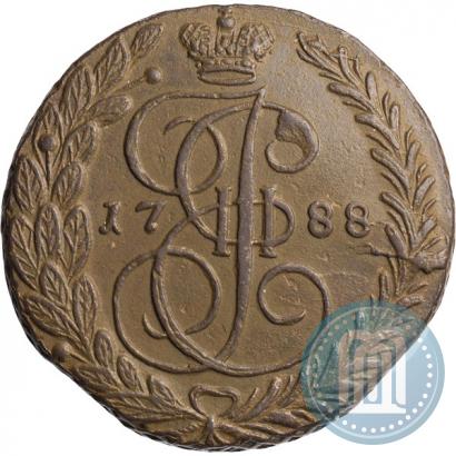 Picture 5 kopecks 1788 year ЕМ 
