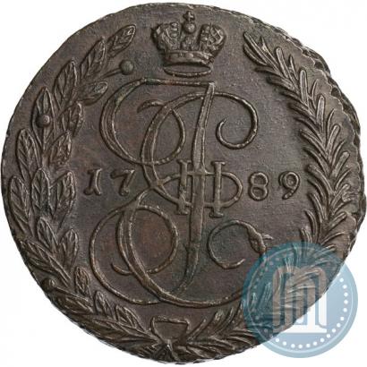 Picture 5 kopecks 1789 year ЕМ 