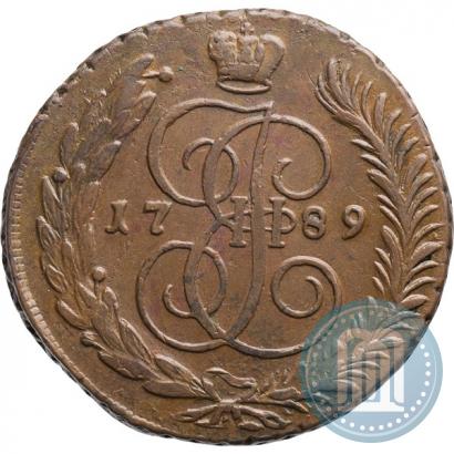 Фото 5 копеек 1789 года АМ 