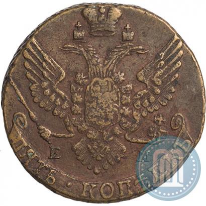 Picture 5 kopecks 1790 year ЕМ 