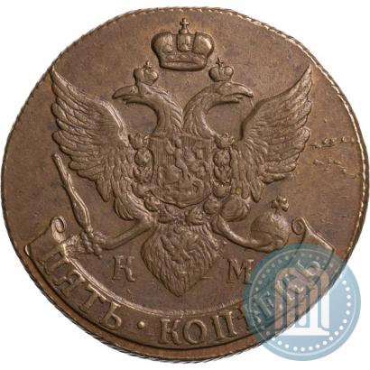 Picture 5 kopecks 1791 year КМ 
