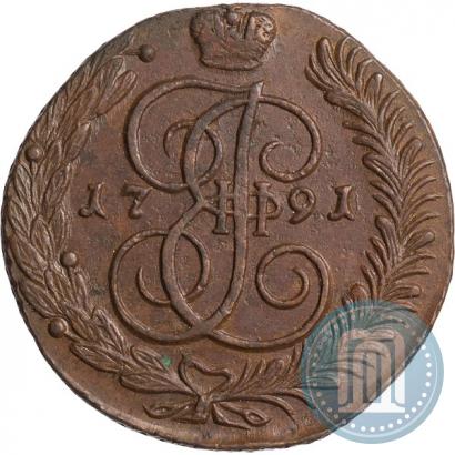 Picture 5 kopecks 1791 year АМ 