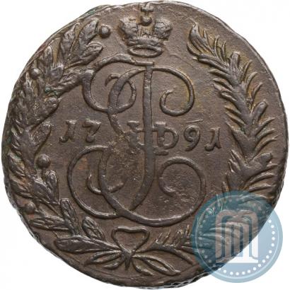 Фото 2 копейки 1791 года ЕМ 